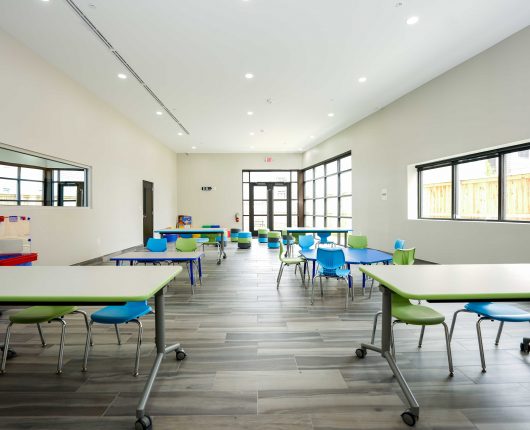 MBS KIDS learning academy's lunch area